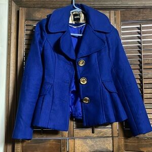 Royal blue coat